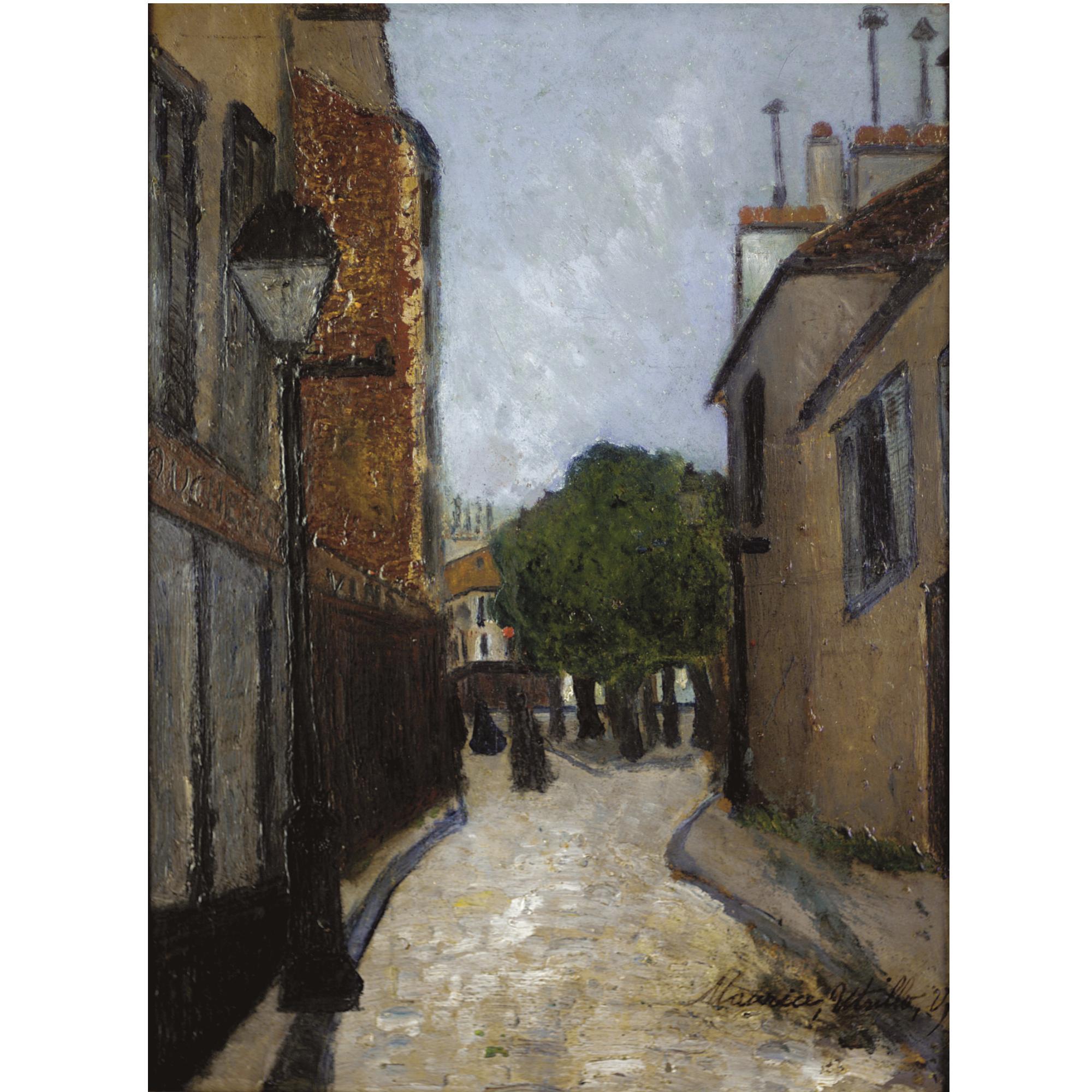 Maurice Utrillo - Rue Norvins Et Place Du Tertre À Montmartre
