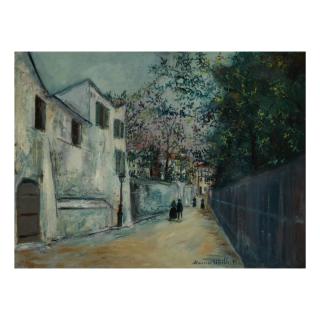 Maurice Utrillo - Rue Saint-Vincent À Montmartre