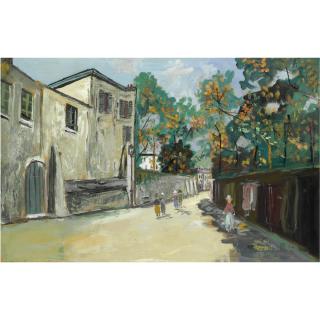 Maurice Utrillo - Rue Saint Vincent