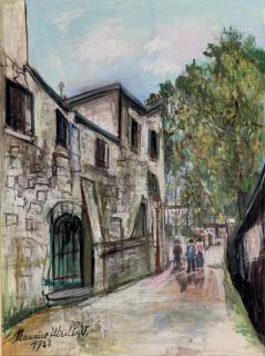 Maurice Utrillo - Rue Saint-Vincent