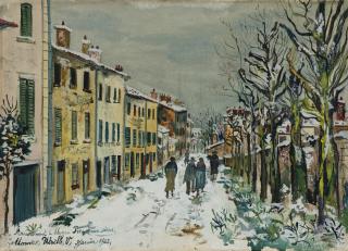 Maurice Utrillo - Rue Sous La Neige