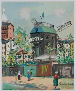 Maurice Utrillo - Rues de Paris