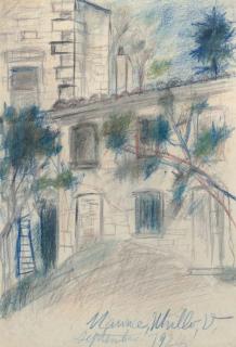 Maurice Utrillo - Scène de rue