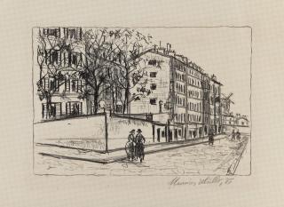 Maurice Utrillo - Straßenansicht