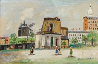 Maurice Utrillo - Tour Du Philosophe Et Moulin De La Galette, Montmartre