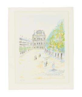 Maurice Utrillo - Two Plates, from: Paris Capitale (Fabris 20)
