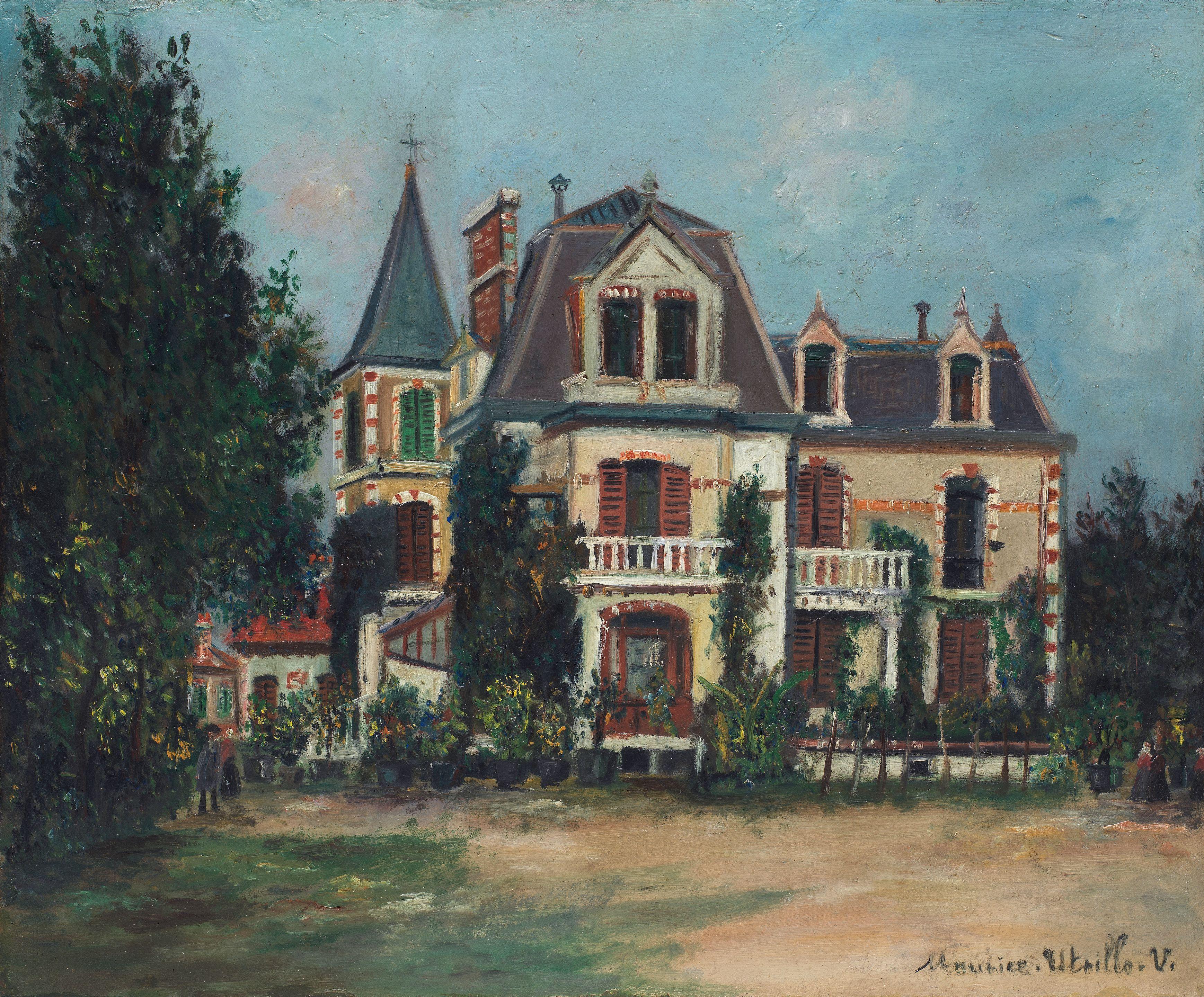Maurice Utrillo - Villa dans un parc