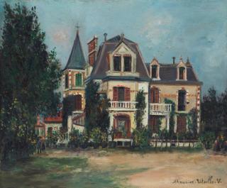 Maurice Utrillo - Villa dans un parc
