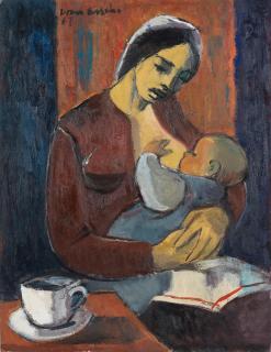 Maurice Van Essche - Mother and child