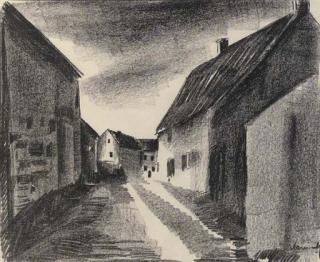 Maurice Vlaminck - Rue à Hérouville (Walterskirchen 162)