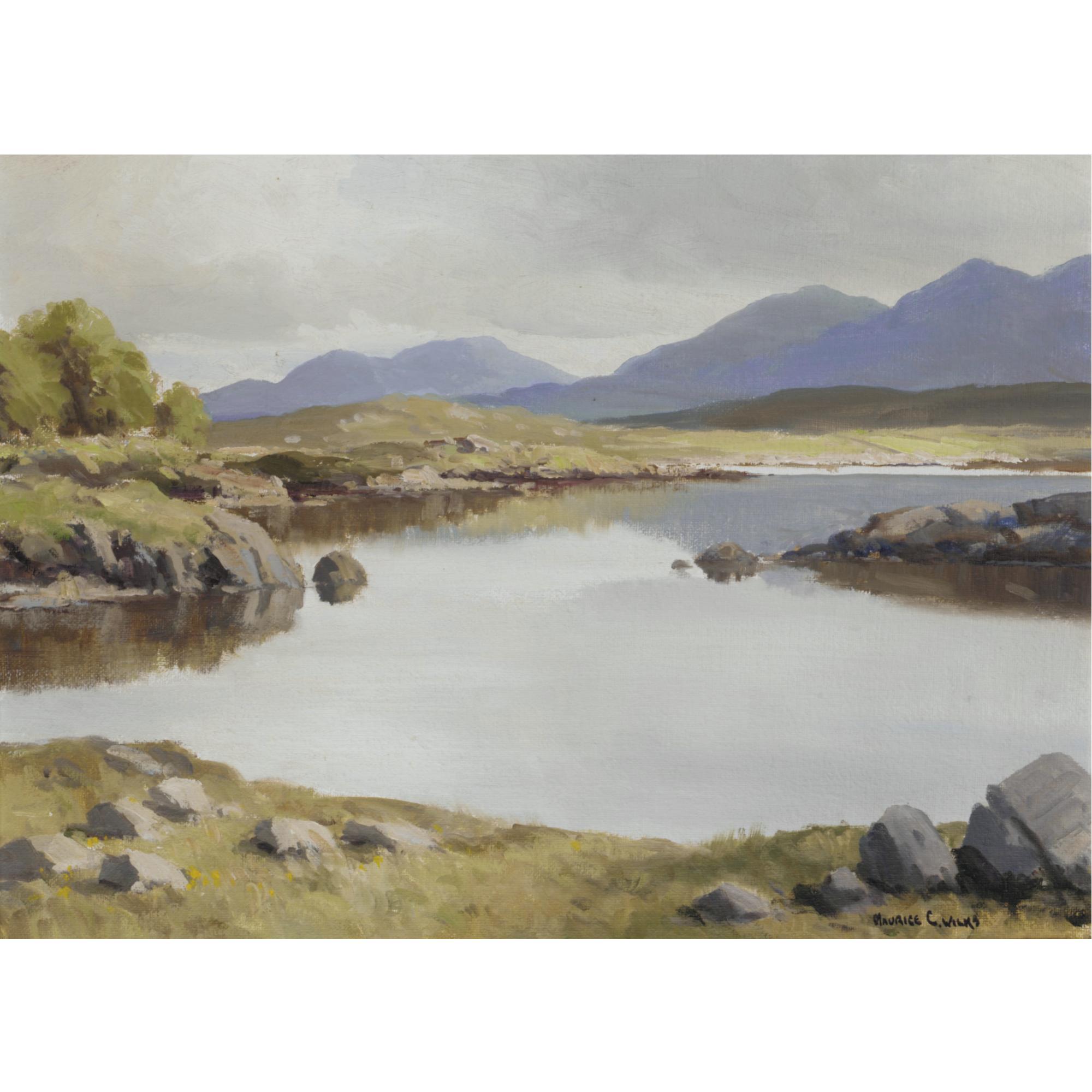 Maurice Wilks, A.R.H.A., R.U.A. - Calm Morning, Rounstone, Co.Galway