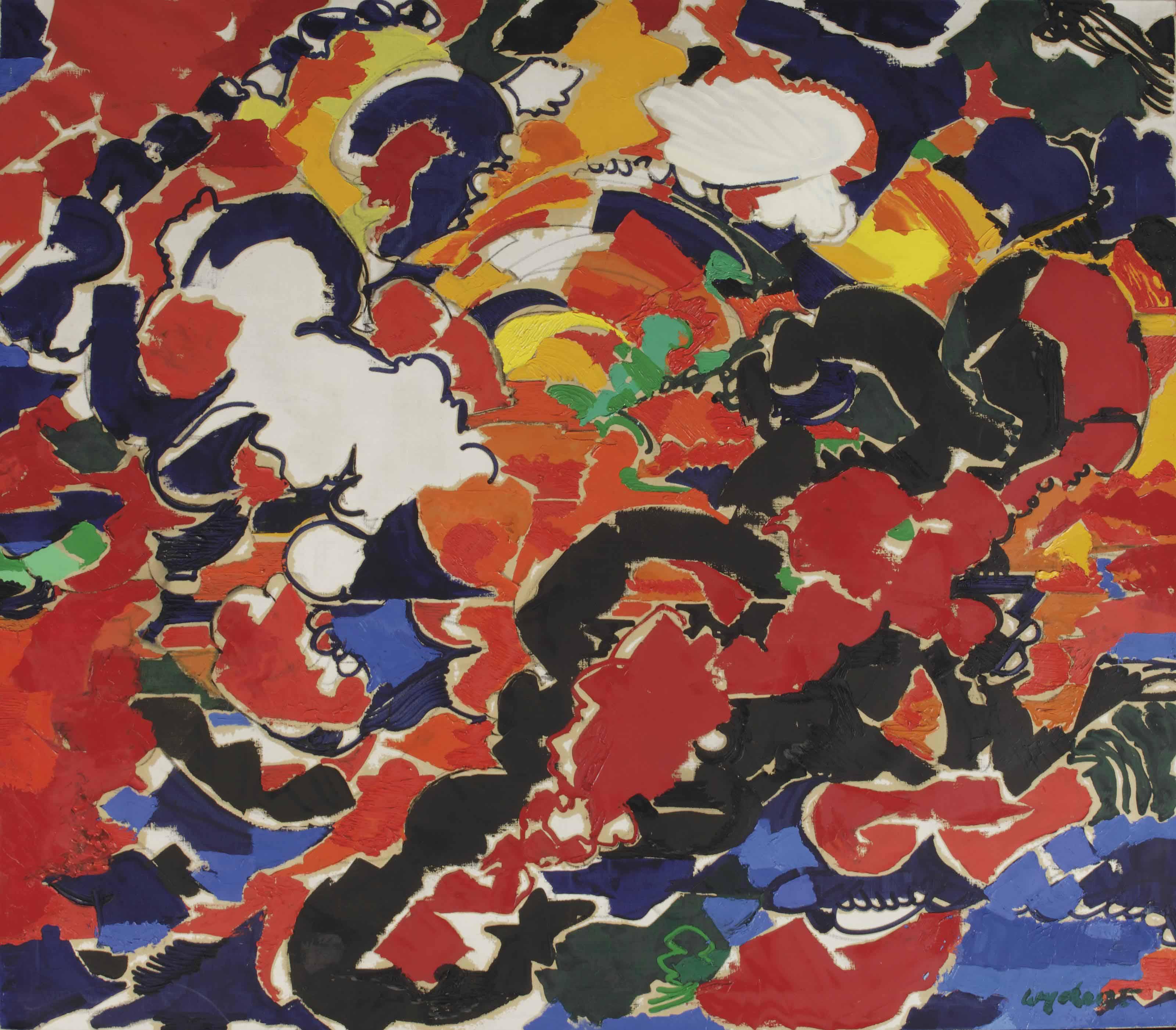 Maurice Wyckaert - Angle jaune, ombre violette