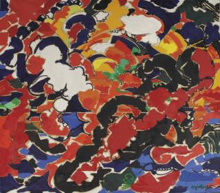 Maurice Wyckaert - Angle jaune, ombre violette