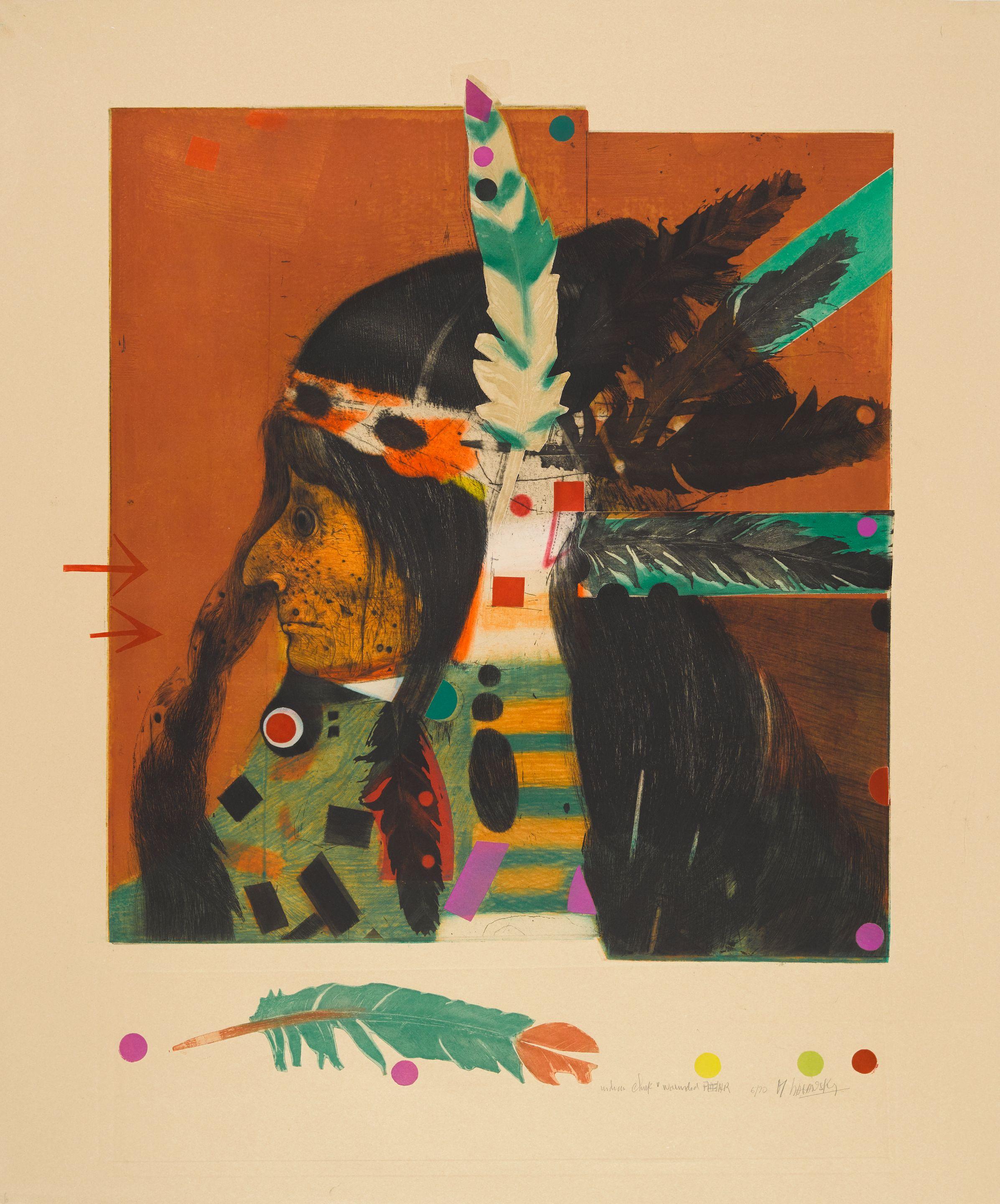 Mauricio Lasansky - Indian Chief Wounded Feather; Ballerina; Verdi 3