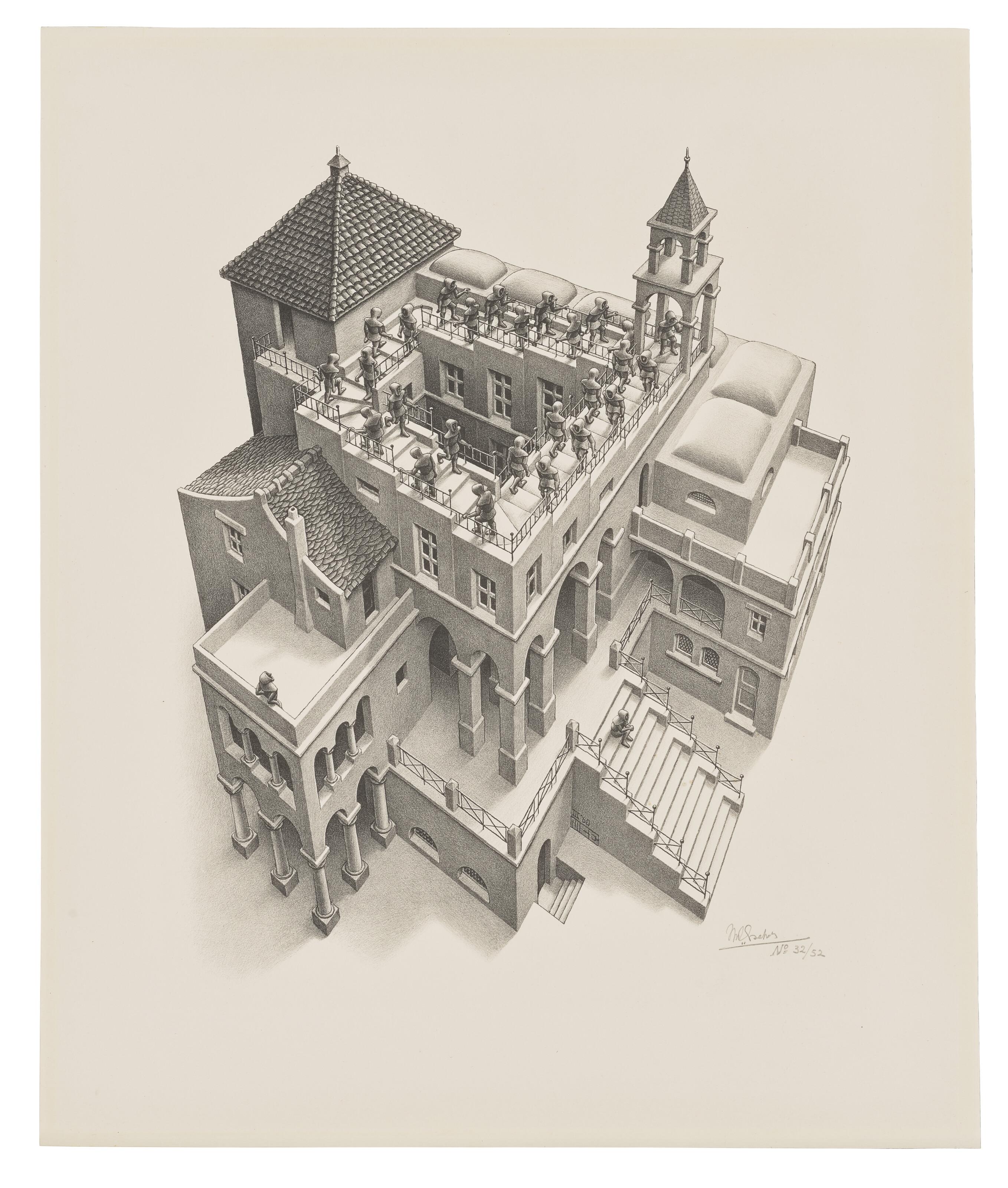 Maurits Cornelis Escher - Ascending and Descending
