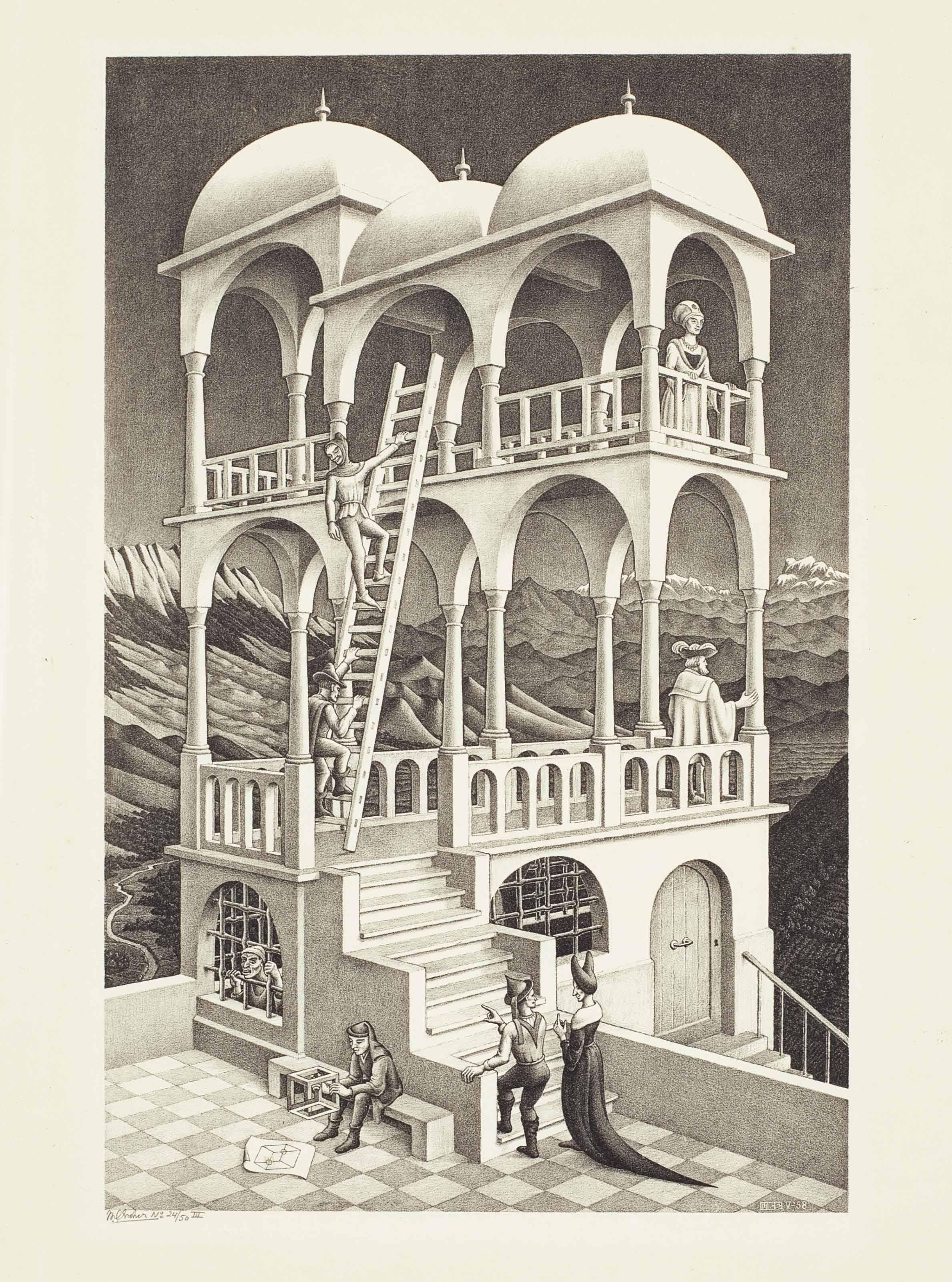 Maurits Cornelis Escher - Belvedere