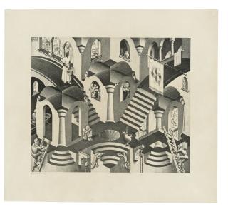 Maurits Cornelis Escher - Convex and Concave