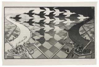 Maurits Cornelis Escher - Day and Night (Dag en Nacht)