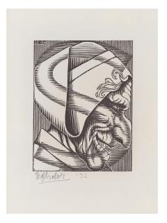 Maurits Cornelis Escher - Initial \'S\', from The Terrifying Adventures of Scholastica