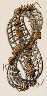 Maurits Cornelis Escher - Mobius Strip II (Red Ants)