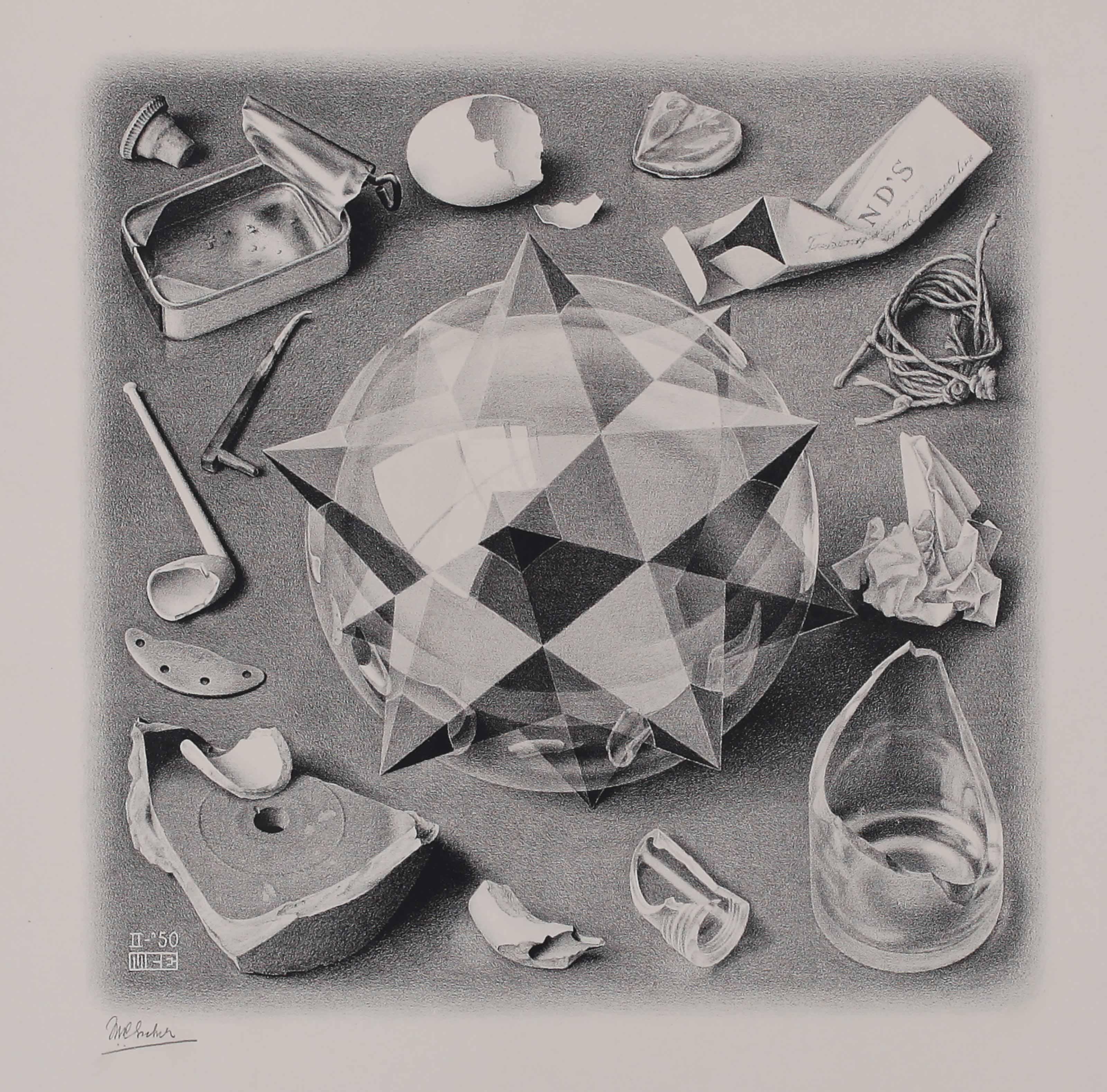 Maurits Cornelis Escher - Order And Chaos I (B. 366)