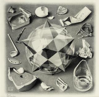 Maurits Cornelis Escher - Order and Chaos I - Orde en Chaos (B. 366)