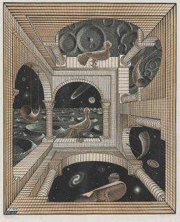 Maurits Cornelis Escher - Other World (B. 348)
