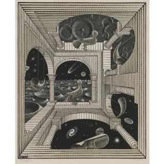 Maurits Cornelis Escher - Other World (Bool/Kist/Locher/Wierda 348)