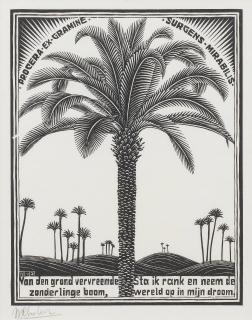 Maurits Cornelis Escher - Palm Tree, from XXIV Emblemata