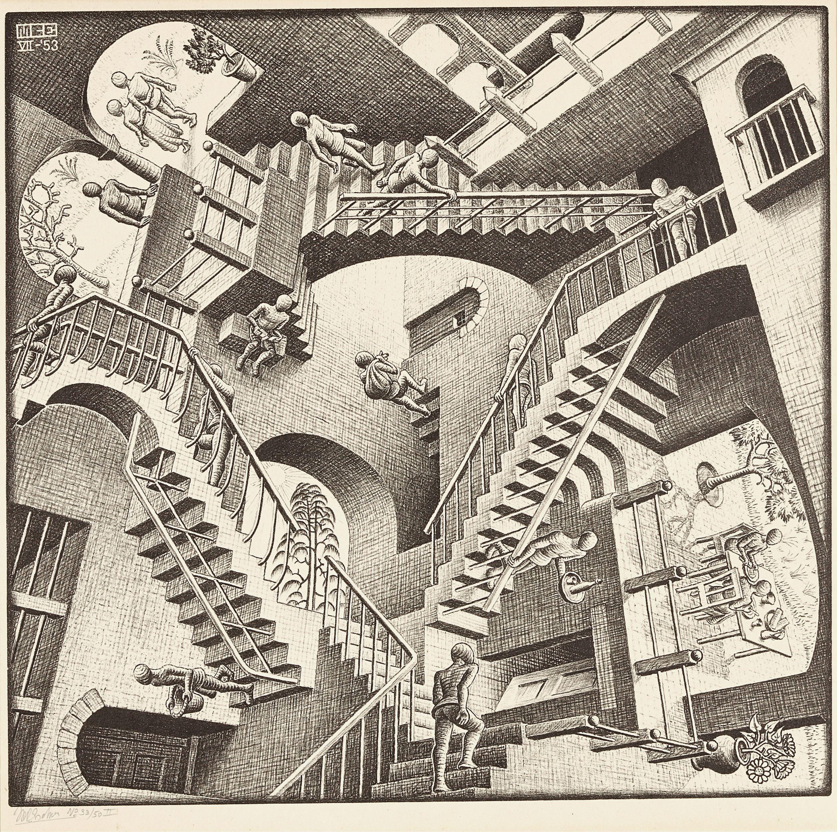 Maurits Cornelis Escher - Relativity