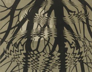Maurits Cornelis Escher - Rippling (Rimpeling) (B.367)