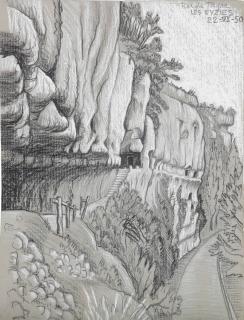 Maurits Cornelis Escher - Roc De Tayac, Les Eyzies