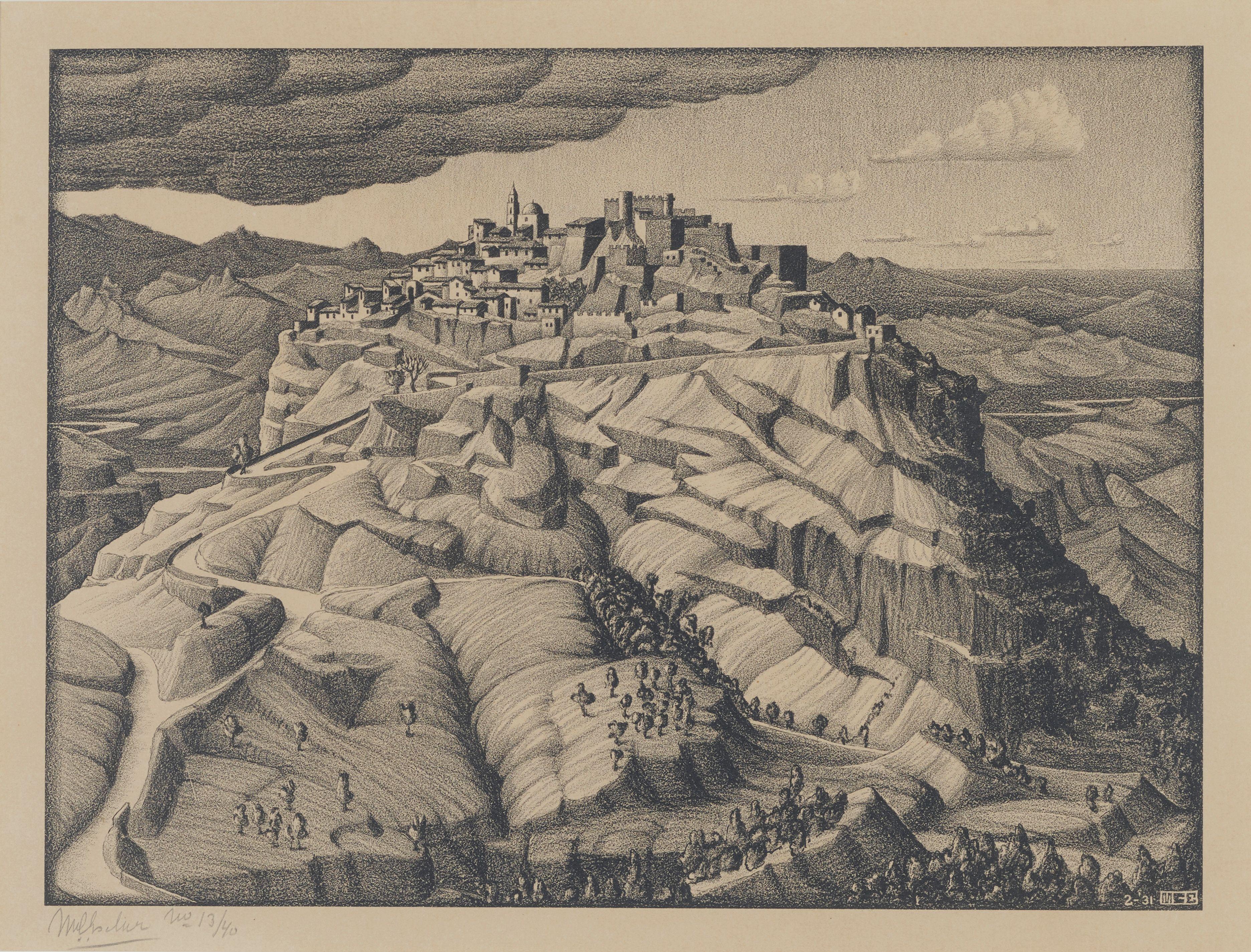 Maurits Cornelis Escher - Santa Severina, Calabria