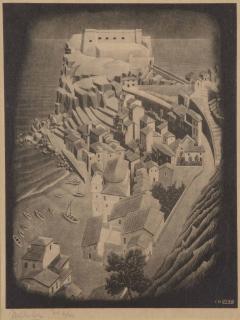 Maurits Cornelis Escher - Scilla, Calabria (B. 142)
