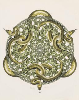 Maurits Cornelis Escher - Snakes