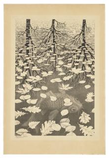Maurits Cornelis Escher - Three Worlds