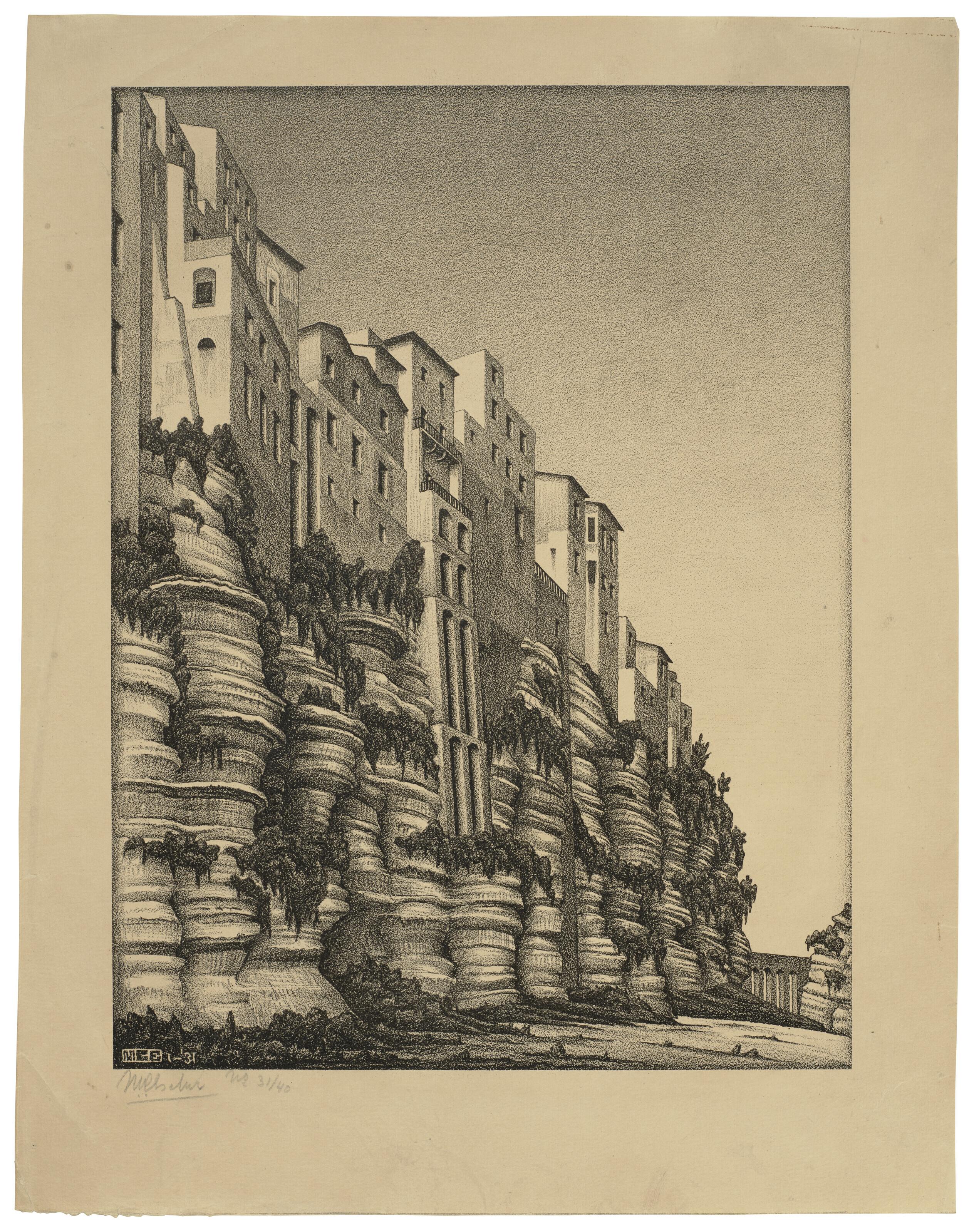 Maurits Cornelis Escher - Tropea, Calabria