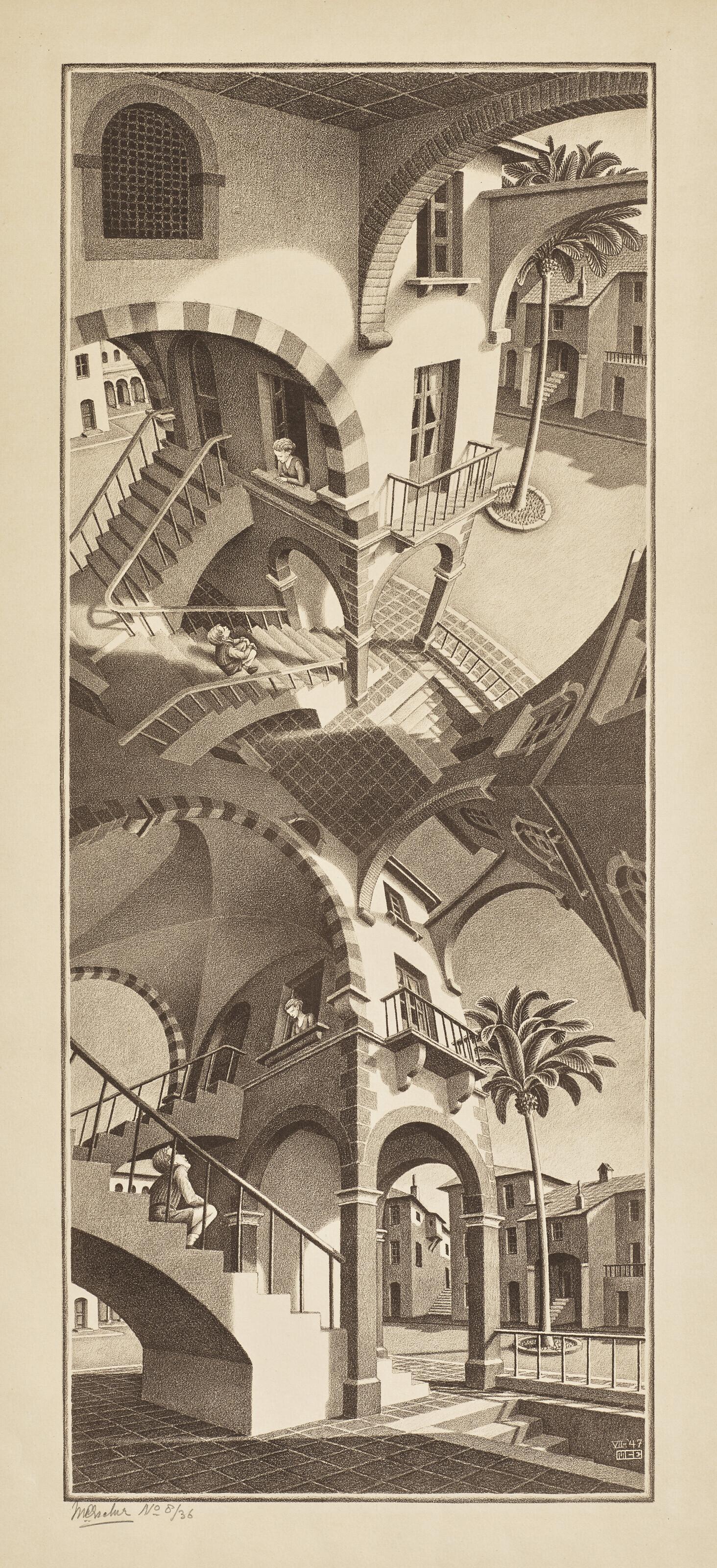 Maurits Cornelis Escher - Up and Down