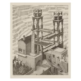 Maurits Cornelis Escher - Waterfall
