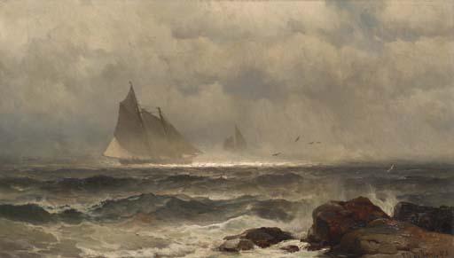 Mauritz Frederick Hendrik De Haas - Distant Sails