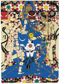 Maurizio Cannavacciuolo - Pugilatorisigned, Titled And Dated 1998 On The Reverse, Acrylic On Canvas