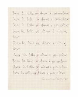 Maurizio Cattelan - Punizioni (Punishments)