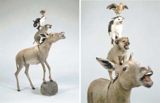 Maurizio Cattelan - The First, They Said, Should Be Sweet Like Love; The Second Bitter, Like Life; And The Third Soft, Like Death