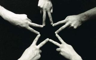 Maurizio Cattelan - Untitled (Black Star)