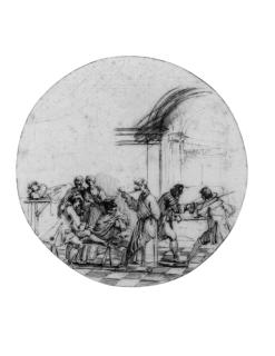 Mauro Antonio Tesi - A tavern scene