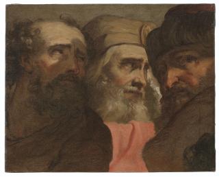 Mauro Gandolfi - A study of three male heads