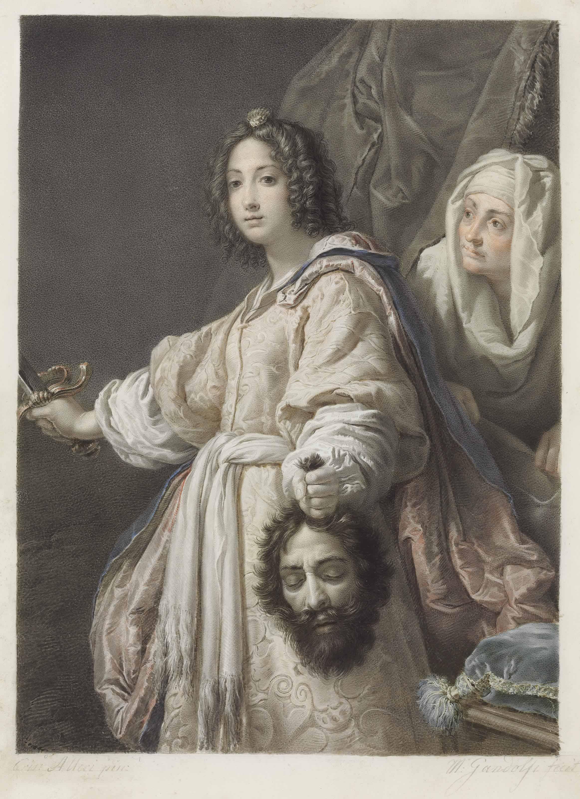 Mauro Gandolfi - Judith With The Head Of Holofernes, After Cristofano Allori