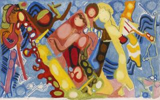 Max Ackermann - Begegnung am Strand