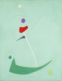 Max Ackermann - Ohne Titel (Abstrakte Komposition)