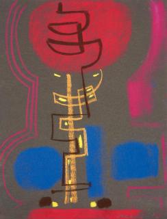 Max Ackermann - Rote Kugel